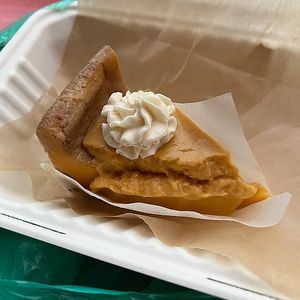 orange cupcake at Golden Dinosaurs in Gulfport