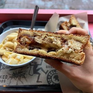 chicken tender melt at Golden Dinosaurs in Gulfport