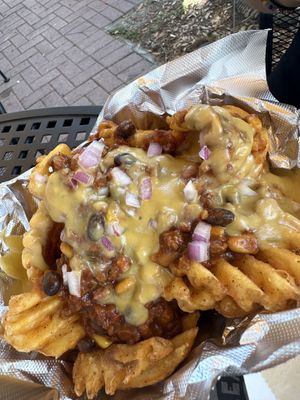 Chilli fries   at Golden Dinosaurs in Gulfport