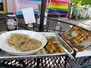 Biscuits and Gravy Brunch at Golden Dinosaurs in Gulfport