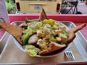 Tarpon Greek Salad at Golden Dinosaurs in Gulfport