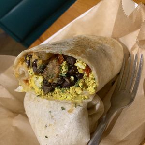 Brunch - Breakfast Burrito at Golden Dinosaurs in Gulfport