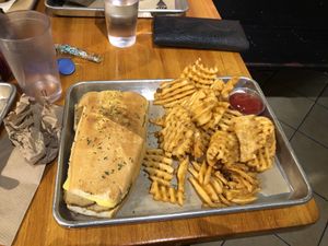 Cuban sandwich  at Golden Dinosaurs in Gulfport