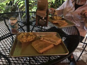 Cuban and the Mac & cheese at Golden Dinosaurs in Gulfport