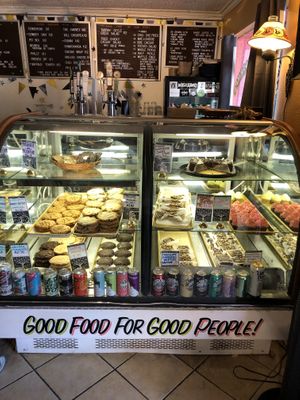 Yummy baked goods at Golden Dinosaurs in Gulfport