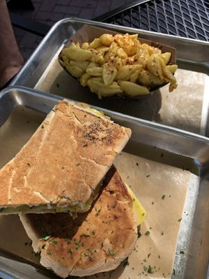 Cuban and mac n cheese at Golden Dinosaurs in Gulfport