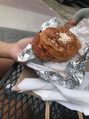 Parm at Golden Dinosaurs in Gulfport