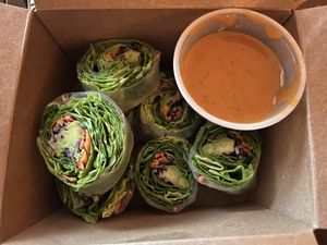 Fresh rolls with avocado   at Thai9 in Lincoln