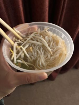 Vegan pho  at Thai9 in Lincoln