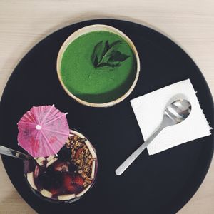 Raw Spinach Soup at Zdravo Vegan Store in Sarajevo