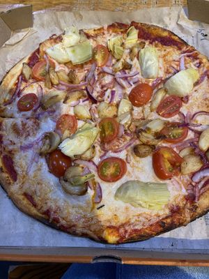   at Blaze Pizza in Boston