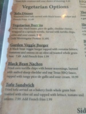 Love this Happy Cow app at Drifters BBQ in Nashville