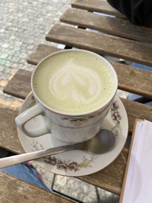 Matcha Latte  at Cafe Spirit in Prague