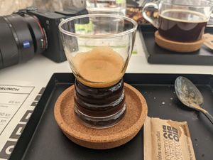 Not the worst espresso I had in Croatia at BioMania Street Food in Bol