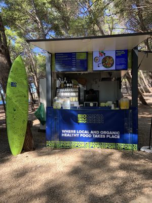Stand at BioMania Street Food in Bol