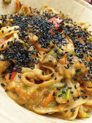 Wok of art at BioMania Street Food in Bol