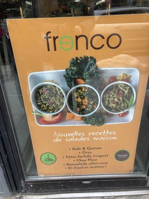 New salads  at Frenco in Montreal