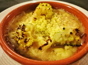 Verduras gratinadas at Los Fogones de Luzia in Orio
