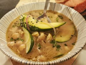 Sopa at Los Fogones de Luzia in Orio