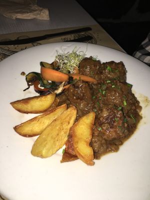 Albondigas at Los Fogones de Luzia in Orio