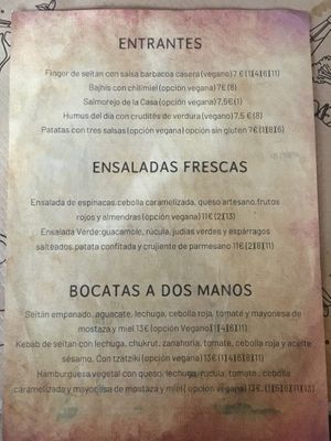 Menu Page 1 at Los Fogones de Luzia in Orio