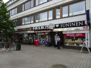 Location on the square at Cafe Nisse in Imatra