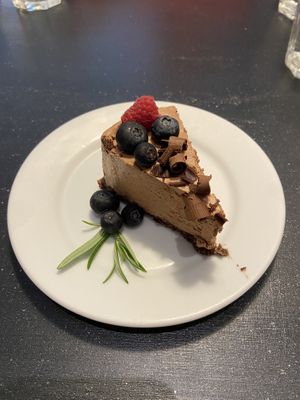 Chocolate mousse cake   at Cafe Nisse in Imatra