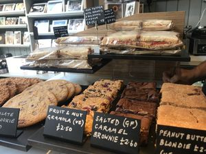 Bakery & sandwich items at The Observatory Art Café in London