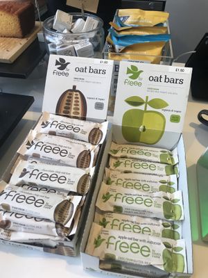 Snack bars for sale at The Observatory Art Café in London