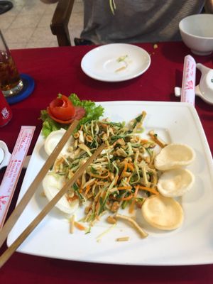 Thai salad - really really yummy and a recommendation from the waiter.  at An Lac - Luong The Vinh in Hue