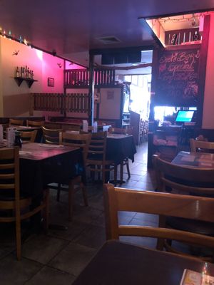 View of restaurant from where I was sitting at Yuka in New York City