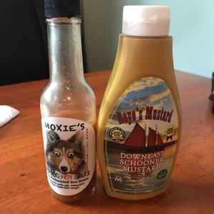 Maine made vegan condiments at DeepWater Brewing Company in Blue Hill
