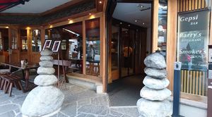 Outside entrance at Barry's in Grindelwald
