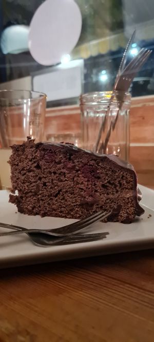 Chocolate 🍫 cake at Neue Republik Reger in Berlin