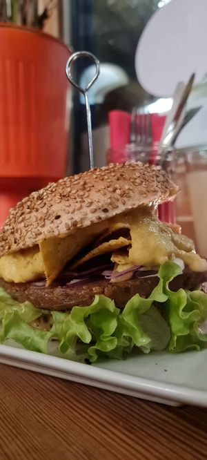 Burger 🍔  from beans at Neue Republik Reger in Berlin