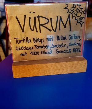 Special of the day at Neue Republik Reger in Berlin