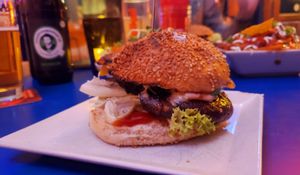 Magic mushroom at Neue Republik Reger in Berlin