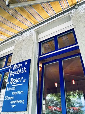 ✊🏼 at Neue Republik Reger in Berlin