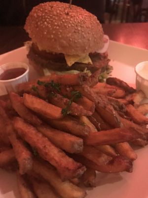 BBQ burger  at Neue Republik Reger in Berlin