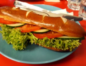 Laugenstange at Café Nikan - Rethelstr in Dusseldorf