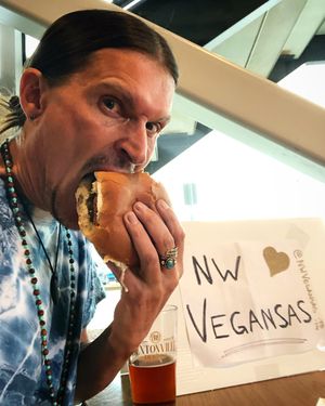 Pretty big!  at Bartleby's Seitan in Bentonville