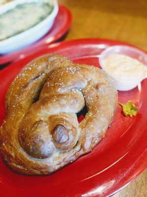 Pretzel at Moxie Cafe in Santa Maria