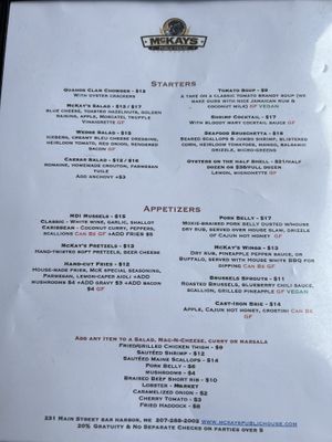   at McKays Public House in Bar Harbor