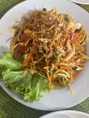 Carrot salad   at May Kaidee in Bangkok