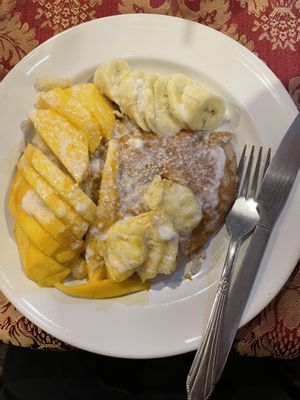 Fruit Pancake Vegan  at May Kaidee in Bangkok