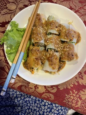 Served with cilantro even though asked without   at May Kaidee in Bangkok