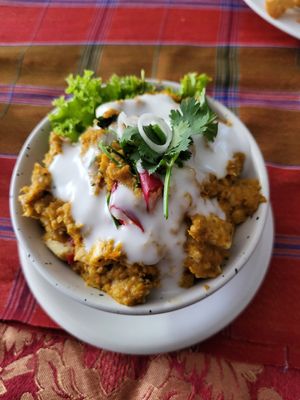 How mokk- small portion but tasty at May Kaidee in Bangkok