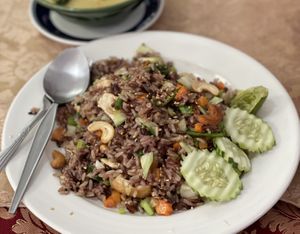 Fried vegetable rice - May Kaidee, Bangkok  at May Kaidee in Bangkok