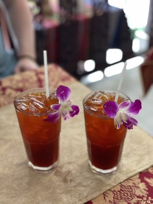 Iced tea - May Kaidee, Bangkok  at May Kaidee in Bangkok