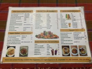 Menu Side 2  at May Kaidee in Bangkok